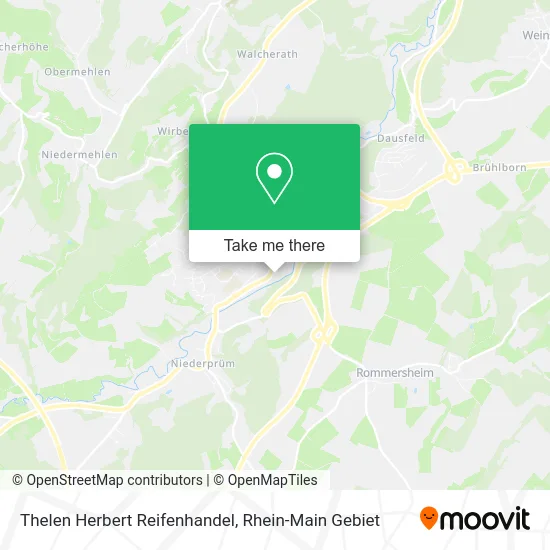 Карта Thelen Herbert Reifenhandel