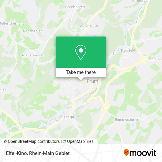 Карта Eifel-Kino
