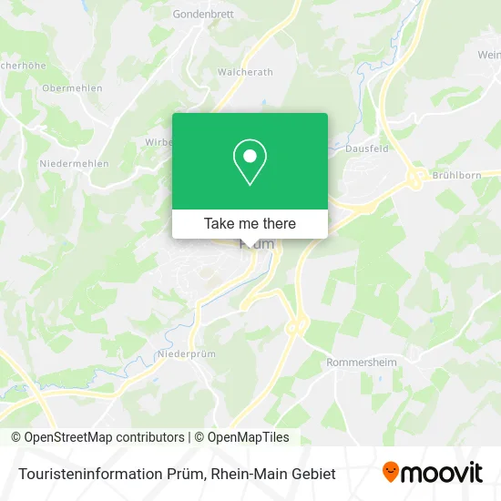 Карта Touristeninformation Prüm