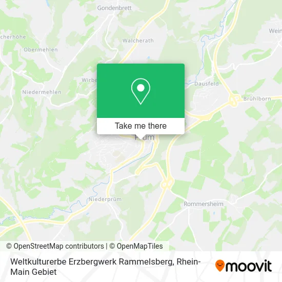 Карта Weltkulturerbe Erzbergwerk Rammelsberg