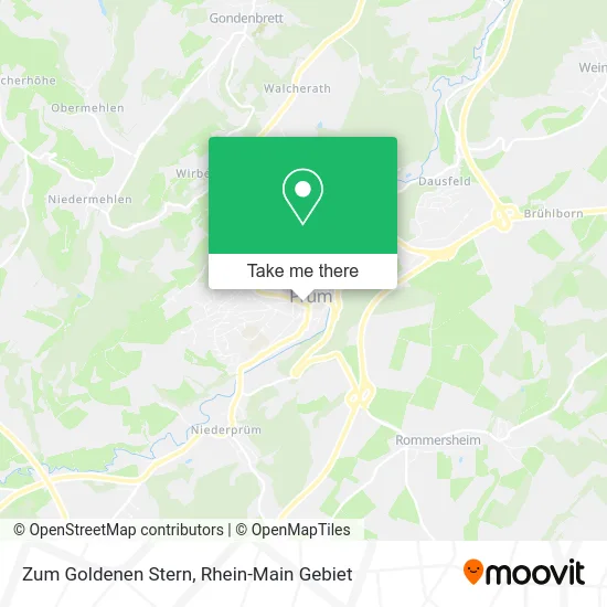 Карта Zum Goldenen Stern