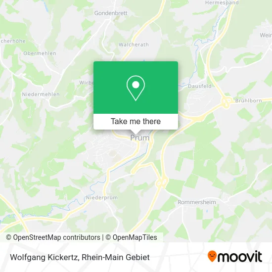 Карта Wolfgang Kickertz