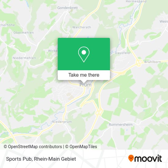 Карта Sports Pub