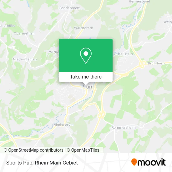 Карта Sports Pub