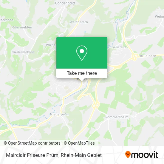 Карта Mairclair Friseure Prüm