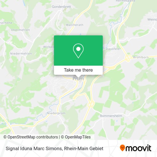 Карта Signal Iduna Marc Simons