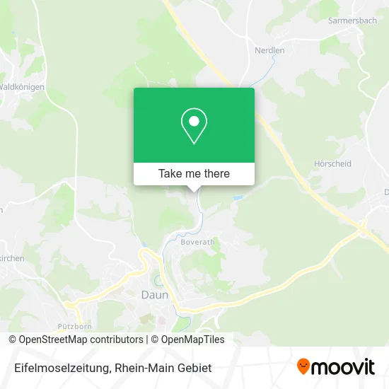 Карта Eifelmoselzeitung