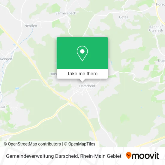 Карта Gemeindeverwaltung Darscheid