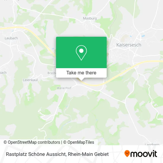 Карта Rastplatz Schöne Aussicht