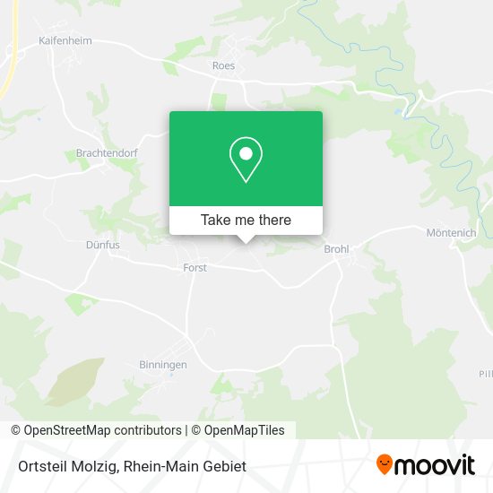 Карта Ortsteil Molzig