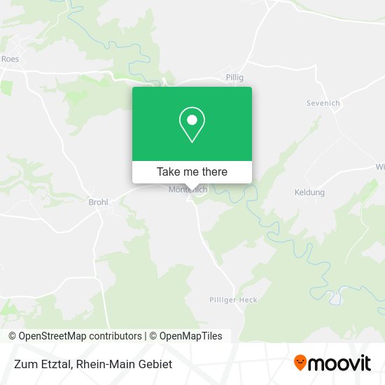 Карта Zum Etztal