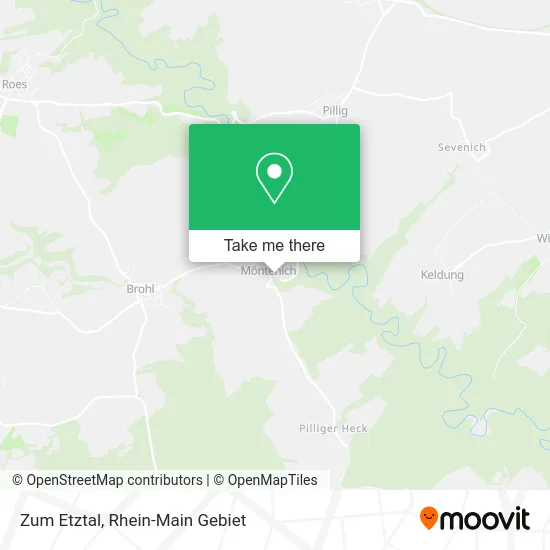Карта Zum Etztal