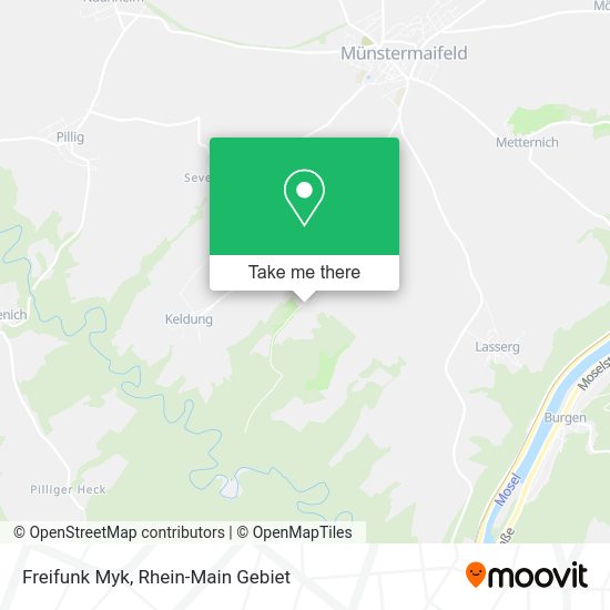 Карта Freifunk Myk