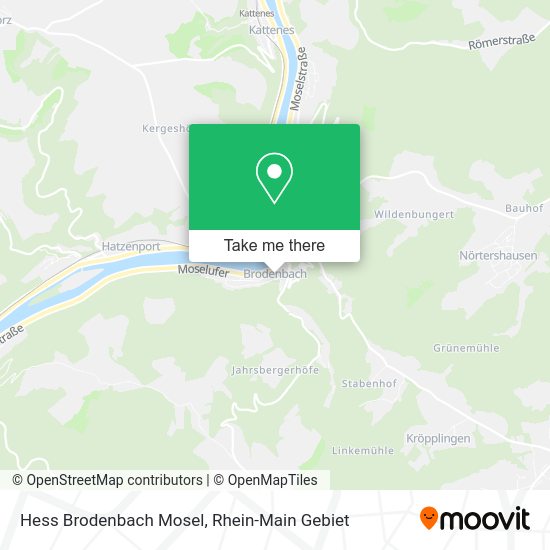 Карта Hess Brodenbach Mosel