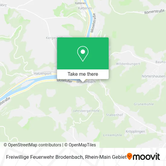 Карта Freiwillige Feuerwehr Brodenbach