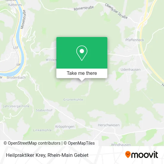 Карта Heilpraktiker Krey