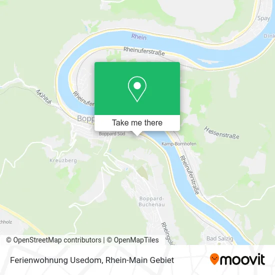 Карта Ferienwohnung Usedom