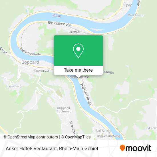 Карта Anker Hotel- Restaurant