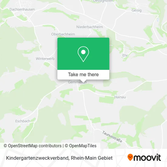 Карта Kindergartenzweckverband