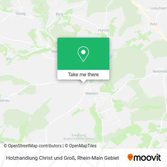 Карта Holzhandlung Christ und Groß