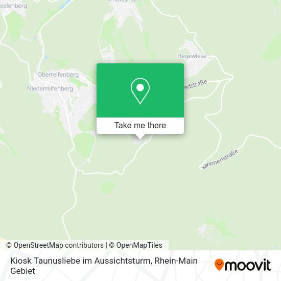 Карта Kiosk Taunusliebe im Aussichtsturm