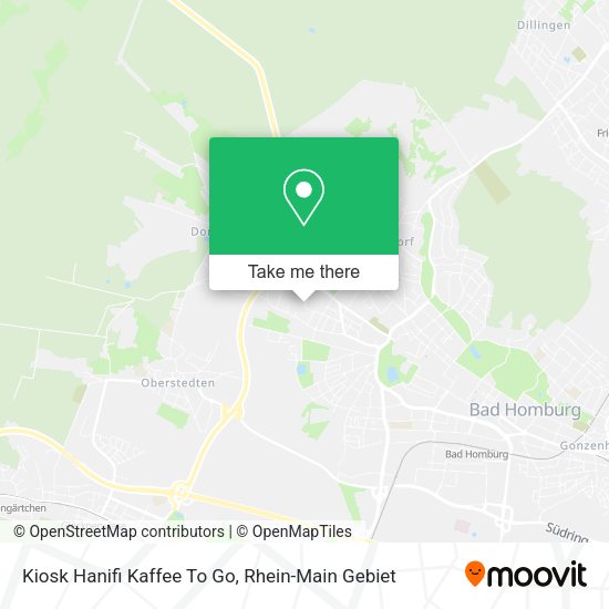 Карта Kiosk Hanifi Kaffee To Go