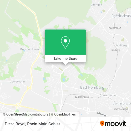 Карта Pizza Royal