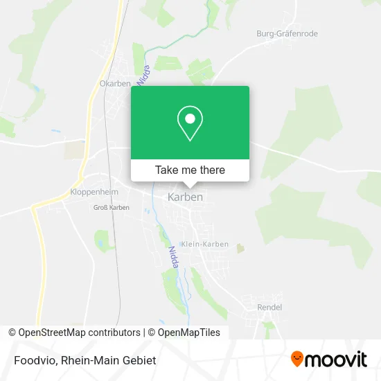 Карта Foodvio