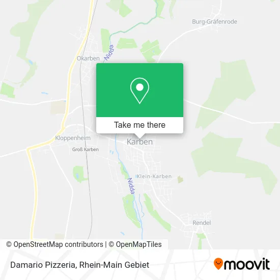 Карта Damario Pizzeria