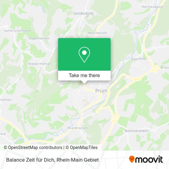 Карта Balance Zeit für Dich