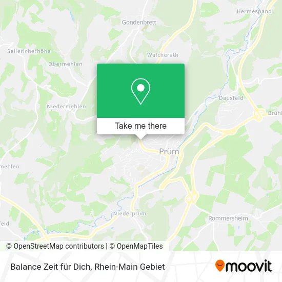 Карта Balance Zeit für Dich