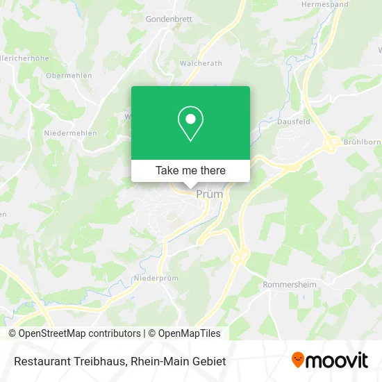 Карта Restaurant Treibhaus