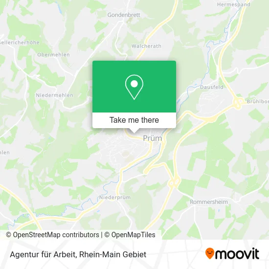Карта Agentur für Arbeit