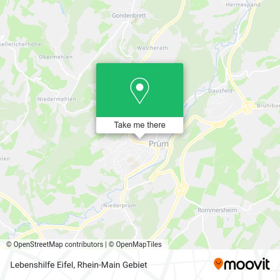Карта Lebenshilfe Eifel
