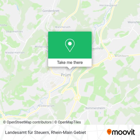 Карта Landesamt für Steuern