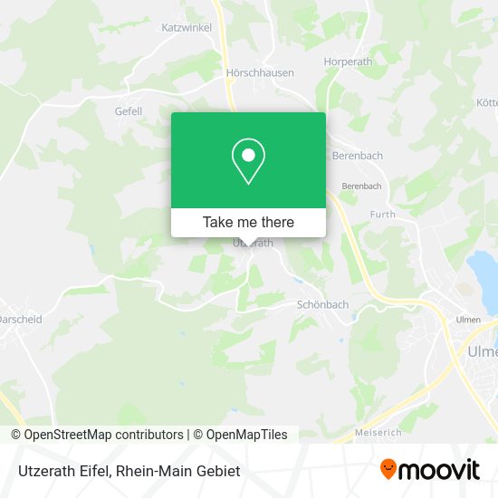 Карта Utzerath Eifel