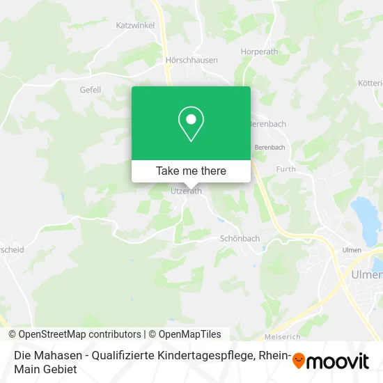 Карта Die Mahasen - Qualifizierte Kindertagespflege