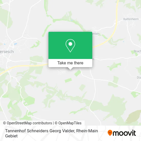Карта Tannenhof Schneiders Georg Valder