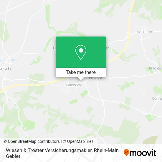 Карта Wiesen & Tröster Versicherungsmakler