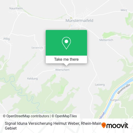 Карта Signal Iduna Versicherung Helmut Weber
