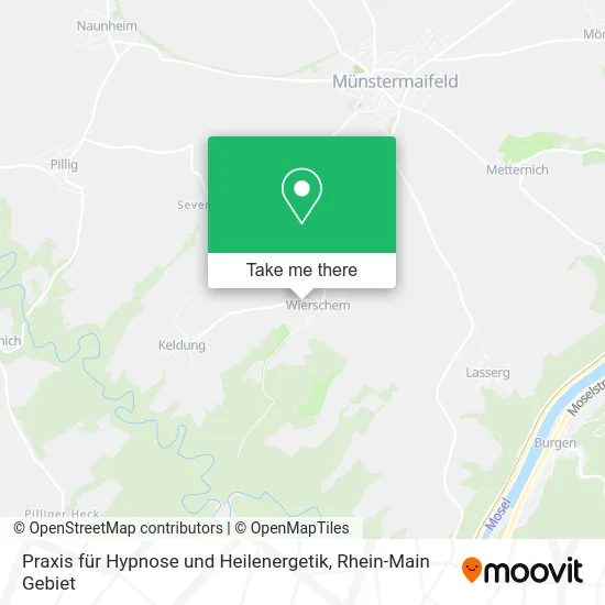 Карта Praxis für Hypnose und Heilenergetik