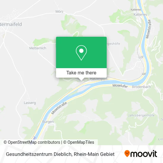 Карта Gesundheitszentrum Dieblich