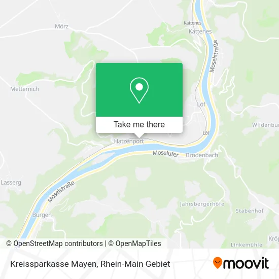 Карта Kreissparkasse Mayen