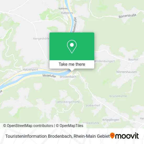 Карта Touristeninformation Brodenbach