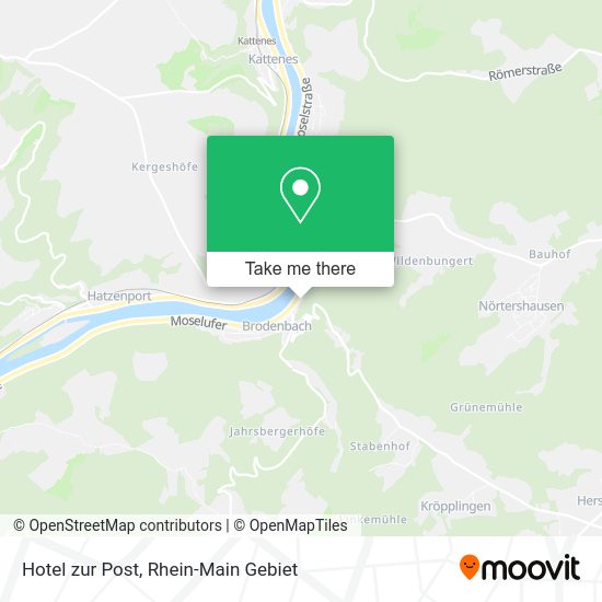 Карта Hotel zur Post