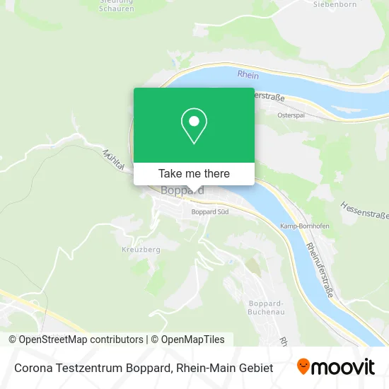 Corona Testzentrum Boppard map