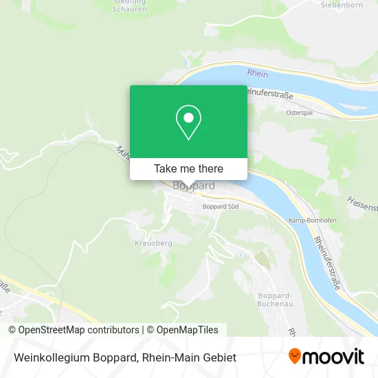 Карта Weinkollegium Boppard