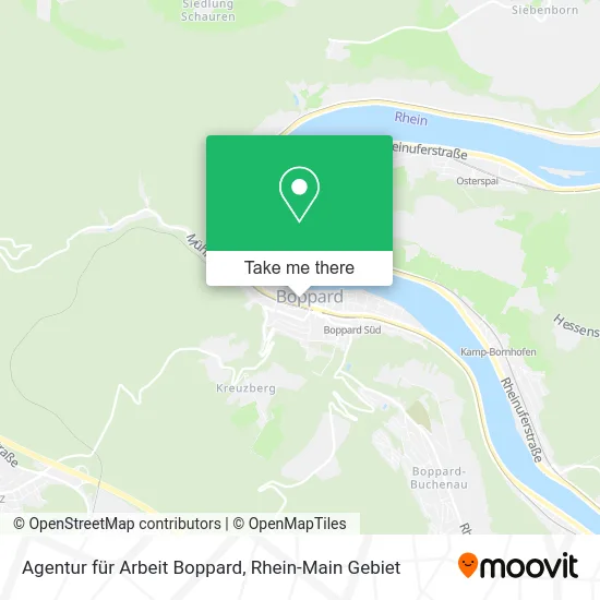Карта Agentur für Arbeit Boppard