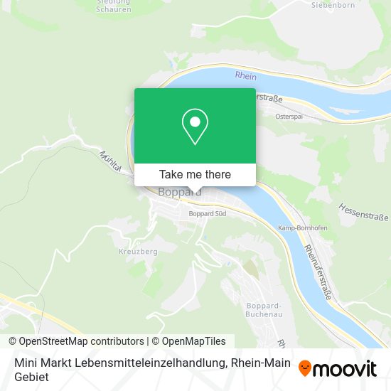 Карта Mini Markt Lebensmitteleinzelhandlung