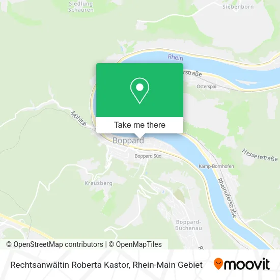 Карта Rechtsanwältin Roberta Kastor